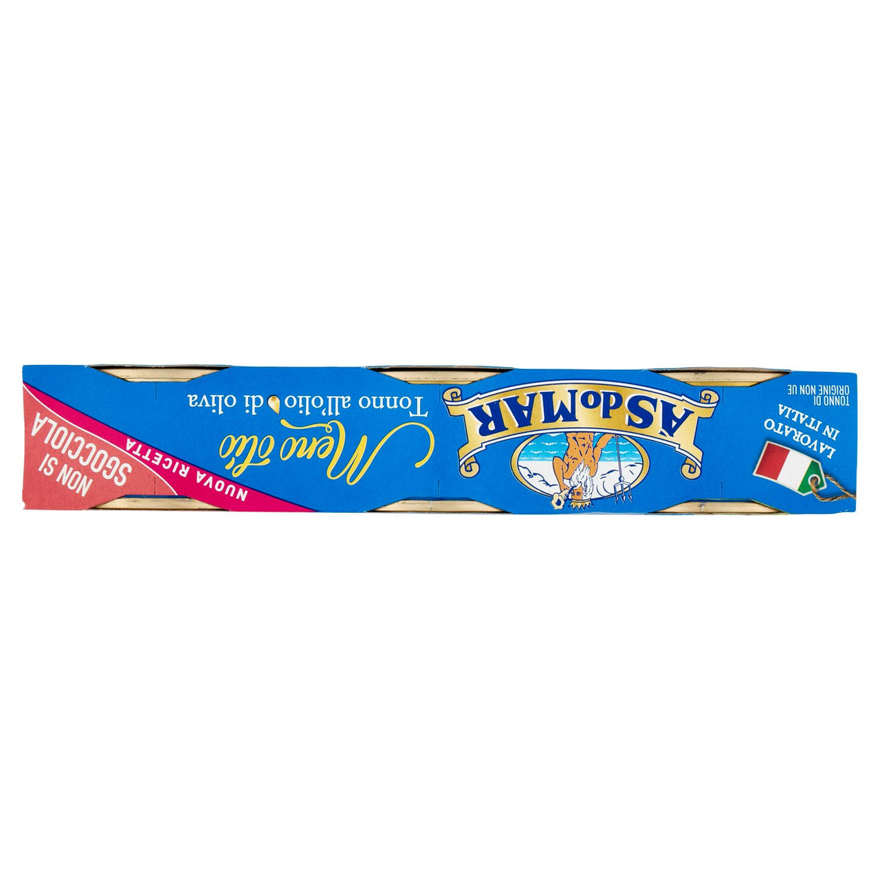 Asdomar Tonno all'olio di oliva Meno olio 3 x 60 g