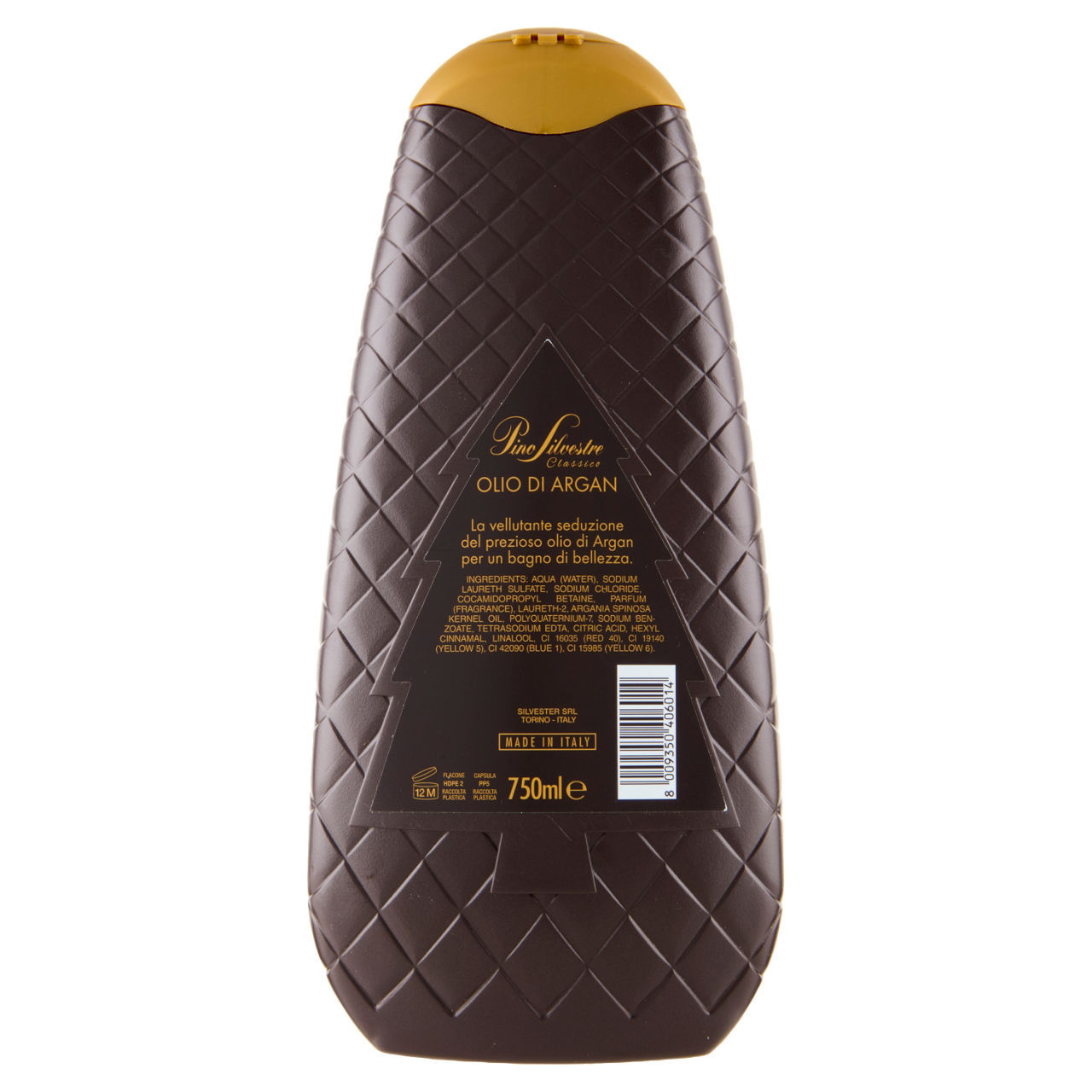 Bagnoschiuma Pino Silvestre olio di argan 750 ml