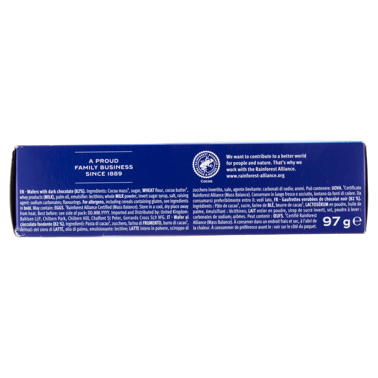 Bahlsen Chocolate Wafers Dark 97 g