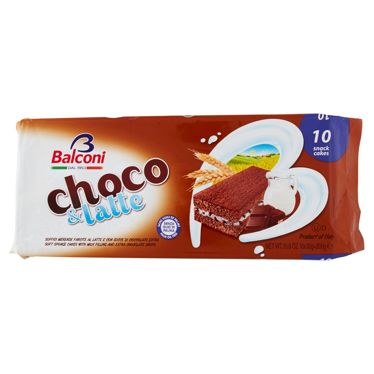 Balconi choco & latte 10 x 30 g