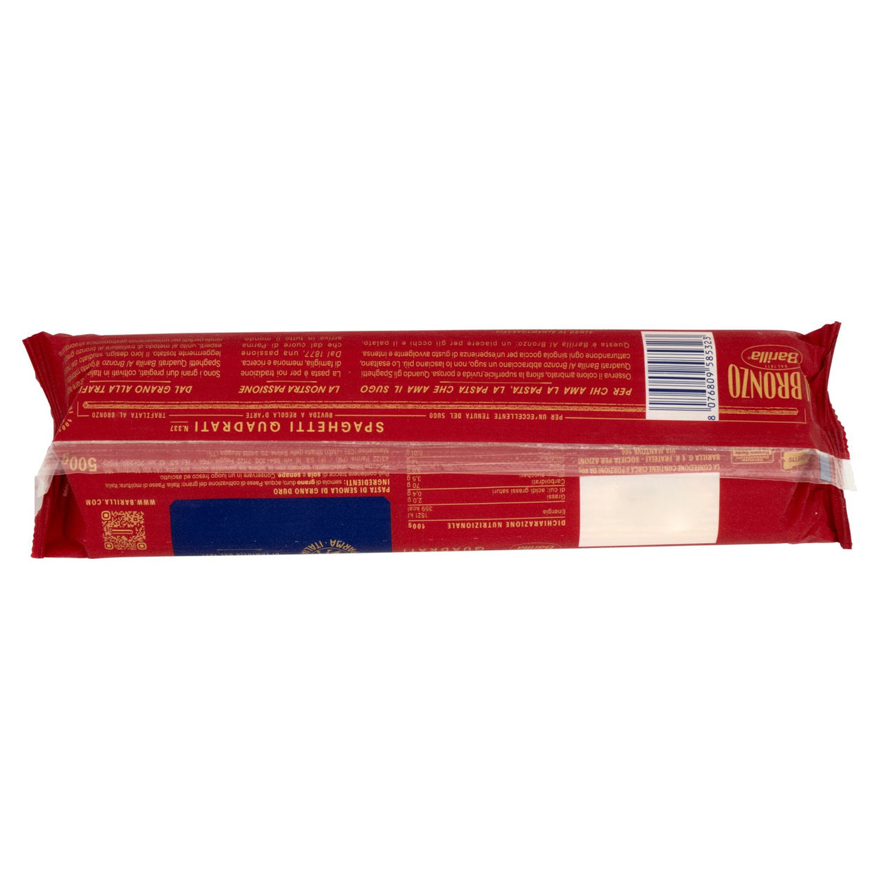 Barilla Al Bronzo Pasta Spaghetti Quadrati 500g
