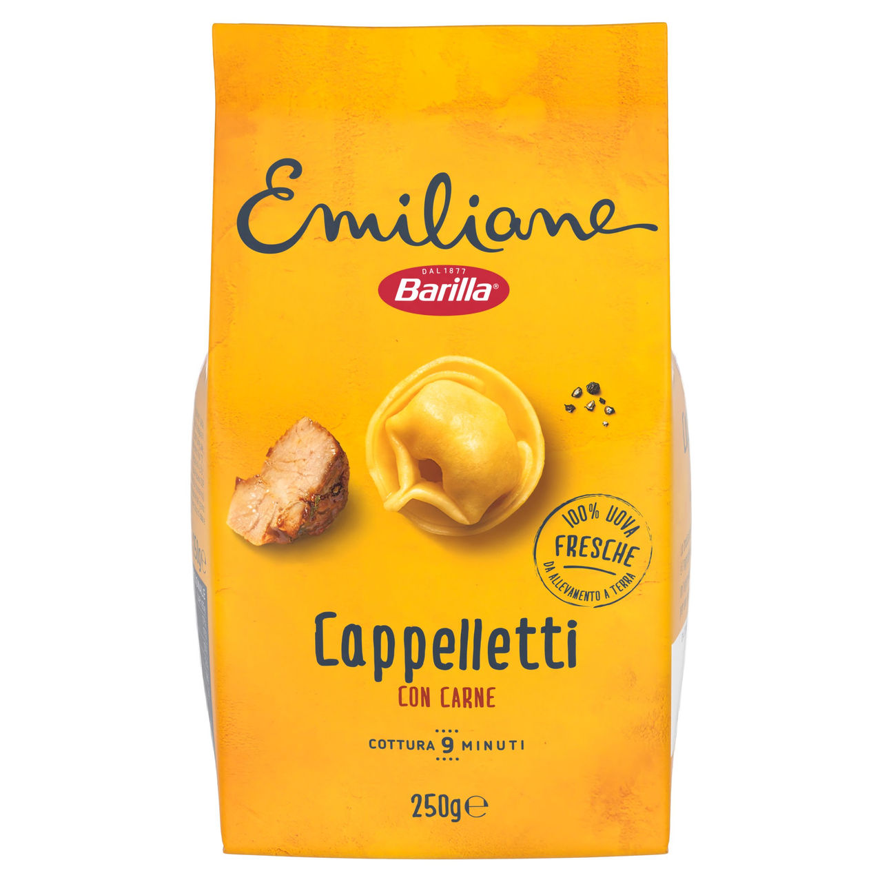 Barilla Emiliane Cappelletti Pasta all'Uovo ripiena con Carne 250 g
