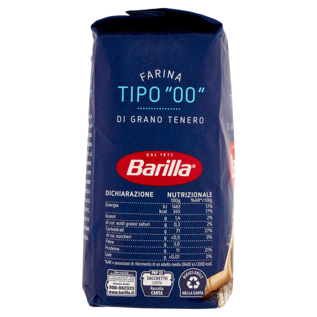 Barilla Farina tipo "00" 1000g in vendita online