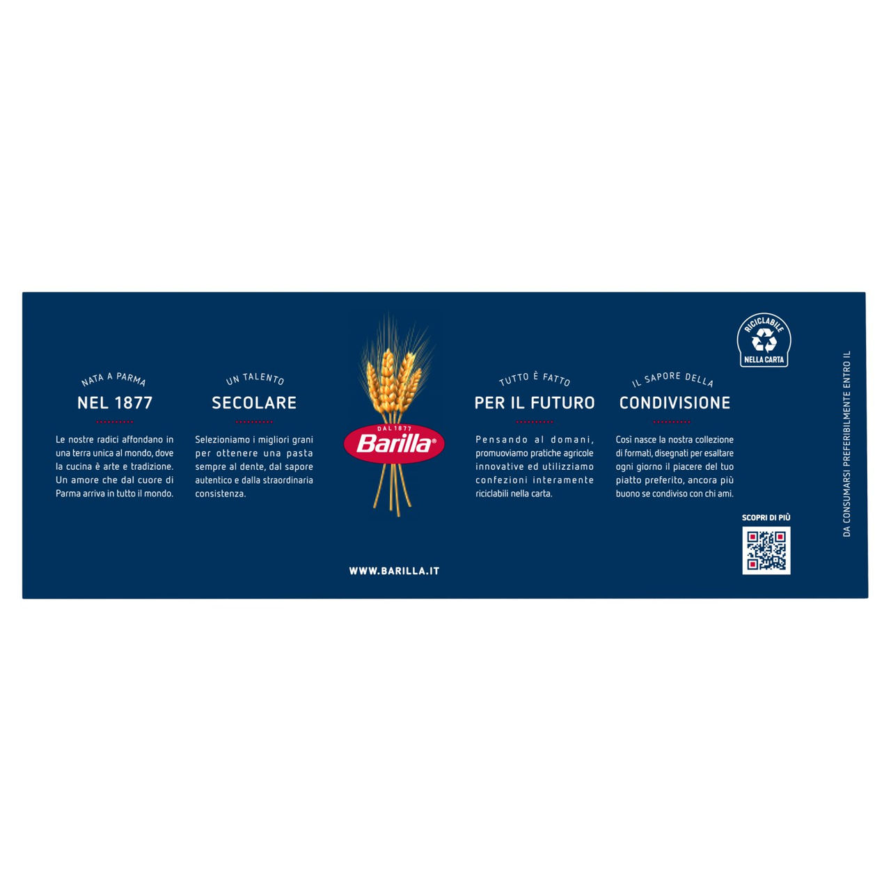 Barilla Pasta Bucatini n.9 500g