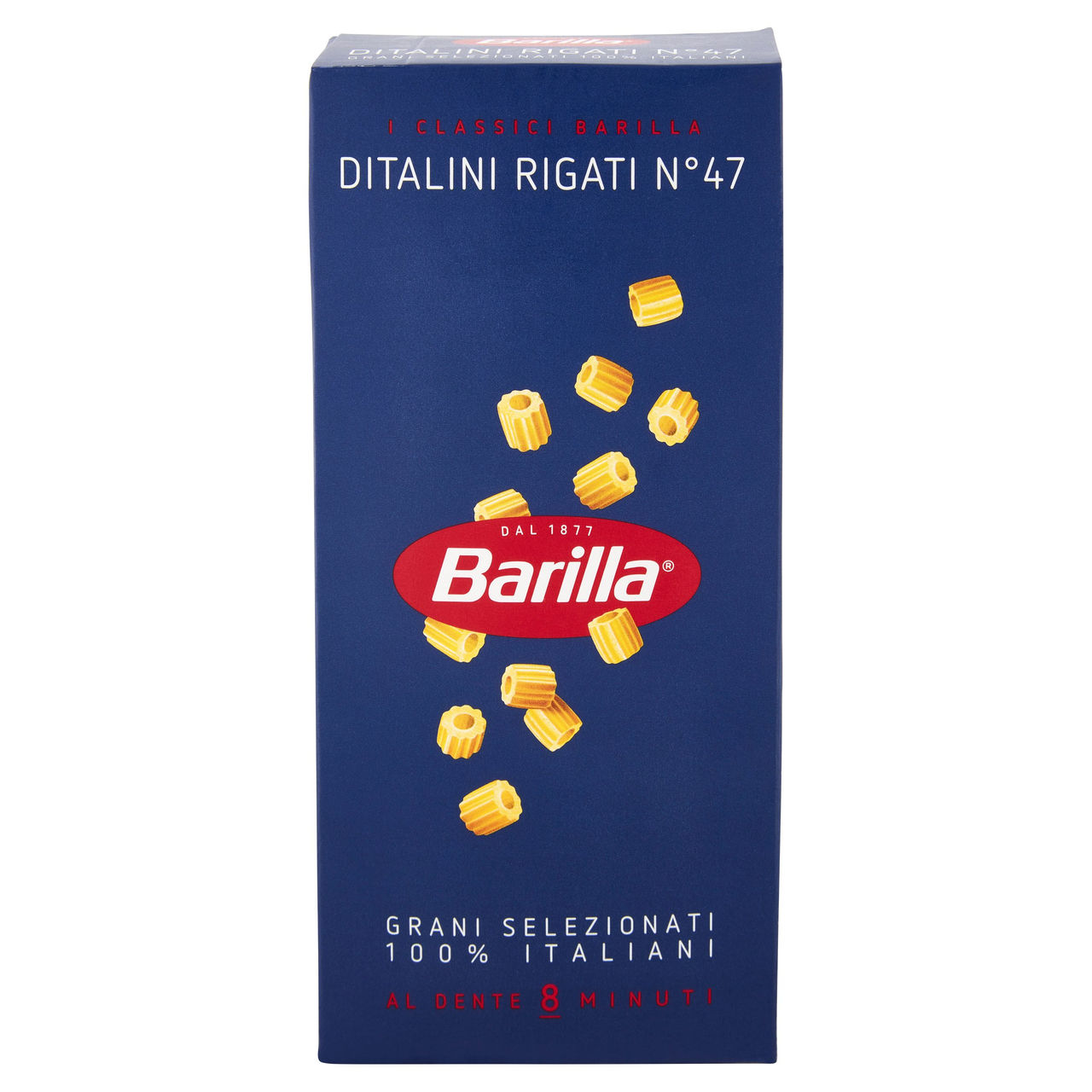 Barilla Pasta Ditalini Rigati n.47 100% Grano Italiano 500g