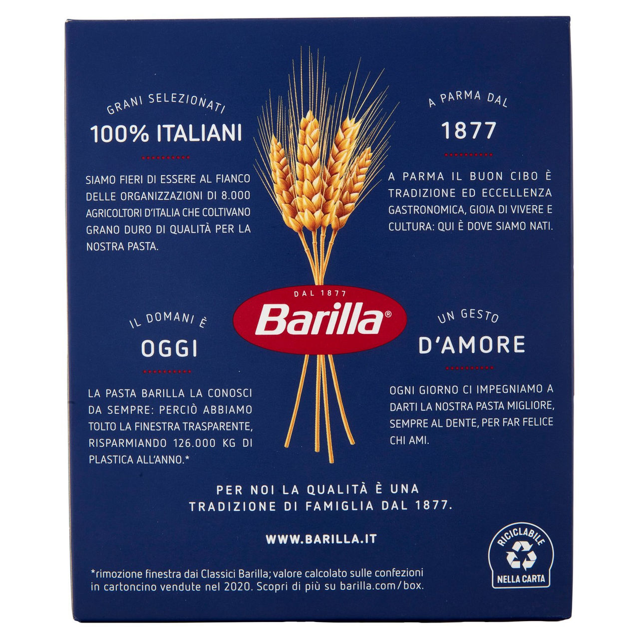 Barilla Pasta Fusilli n.98 500g