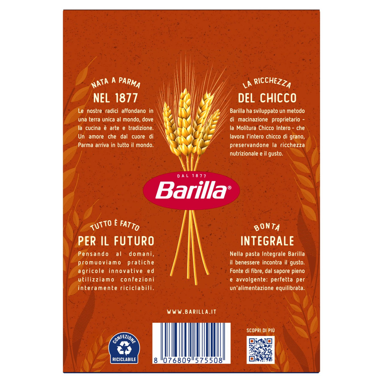 Barilla Integrale Mezze Penne Rigate 500 g