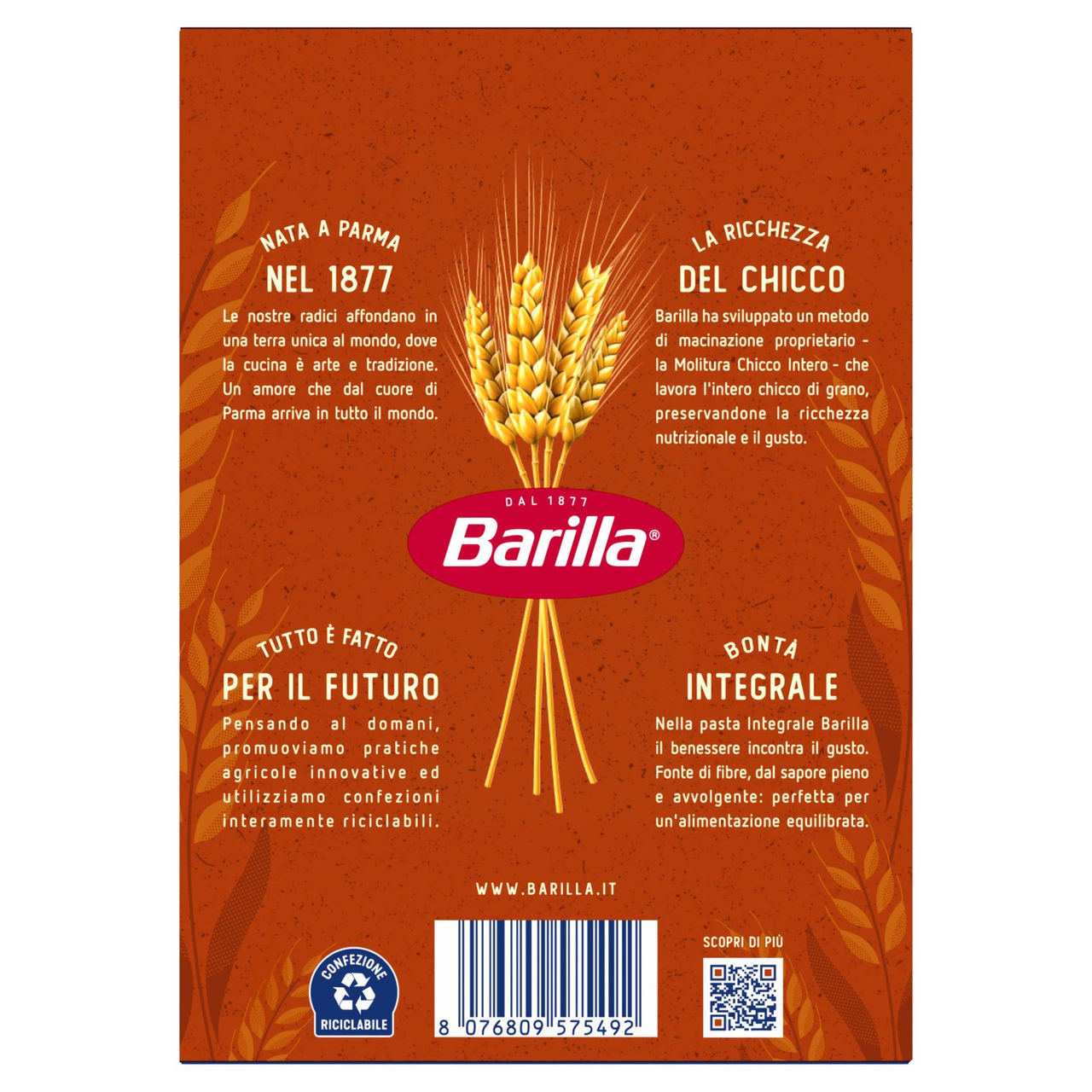 Barilla Integrale Penne Rigate 500 g