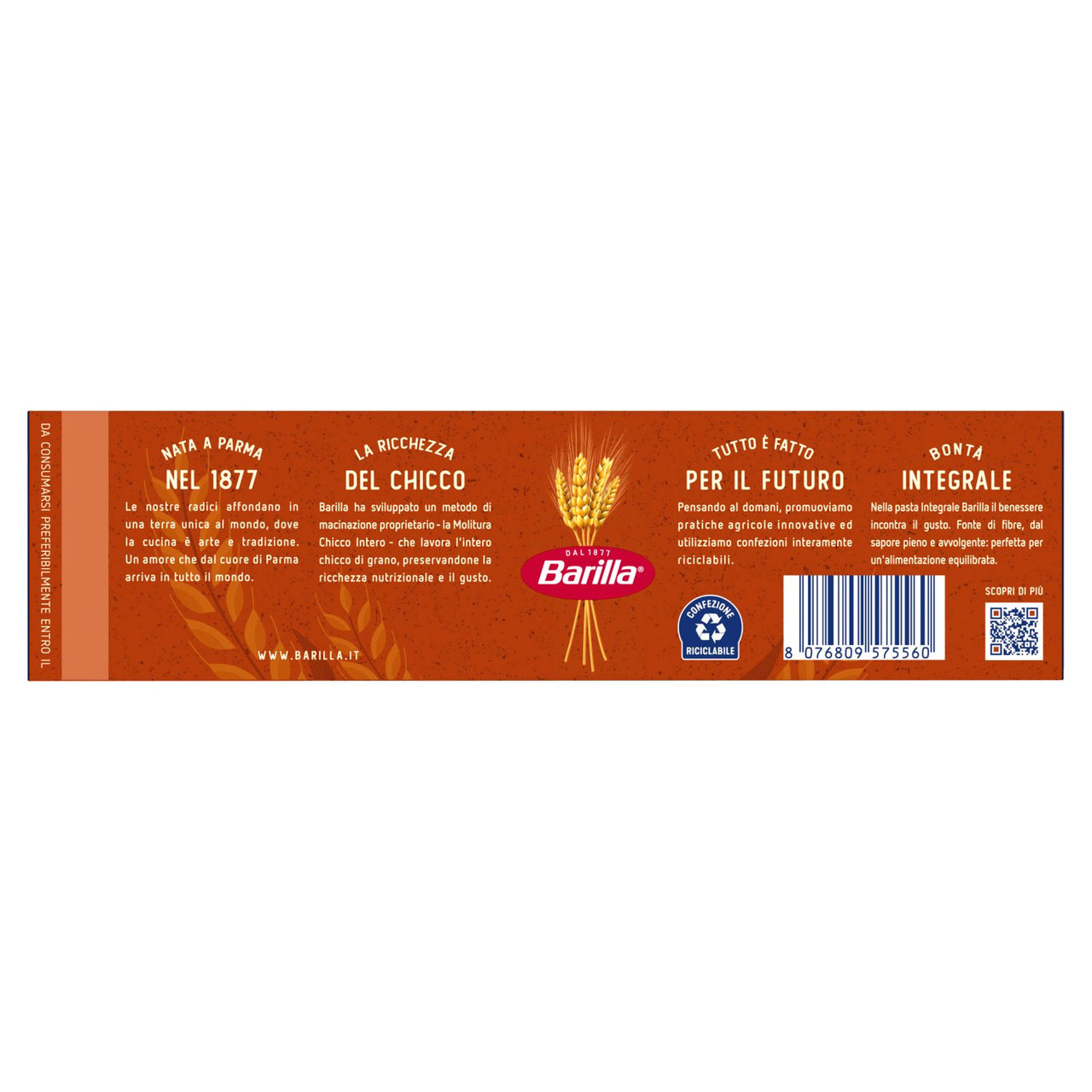 Barilla Pasta Integrale Spaghettini 500g