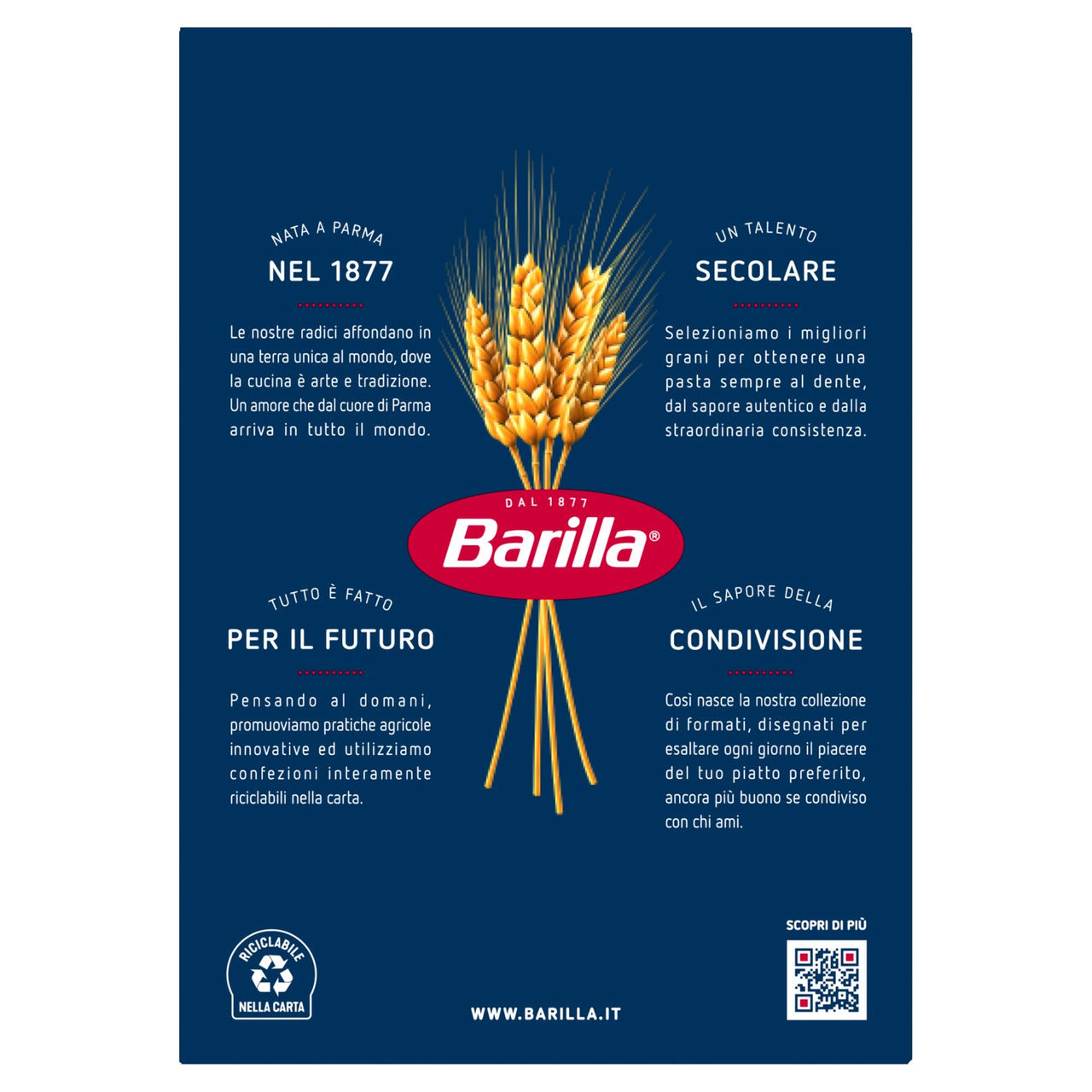 Barilla Pasta Mezze Penne Rigate n.70 500g