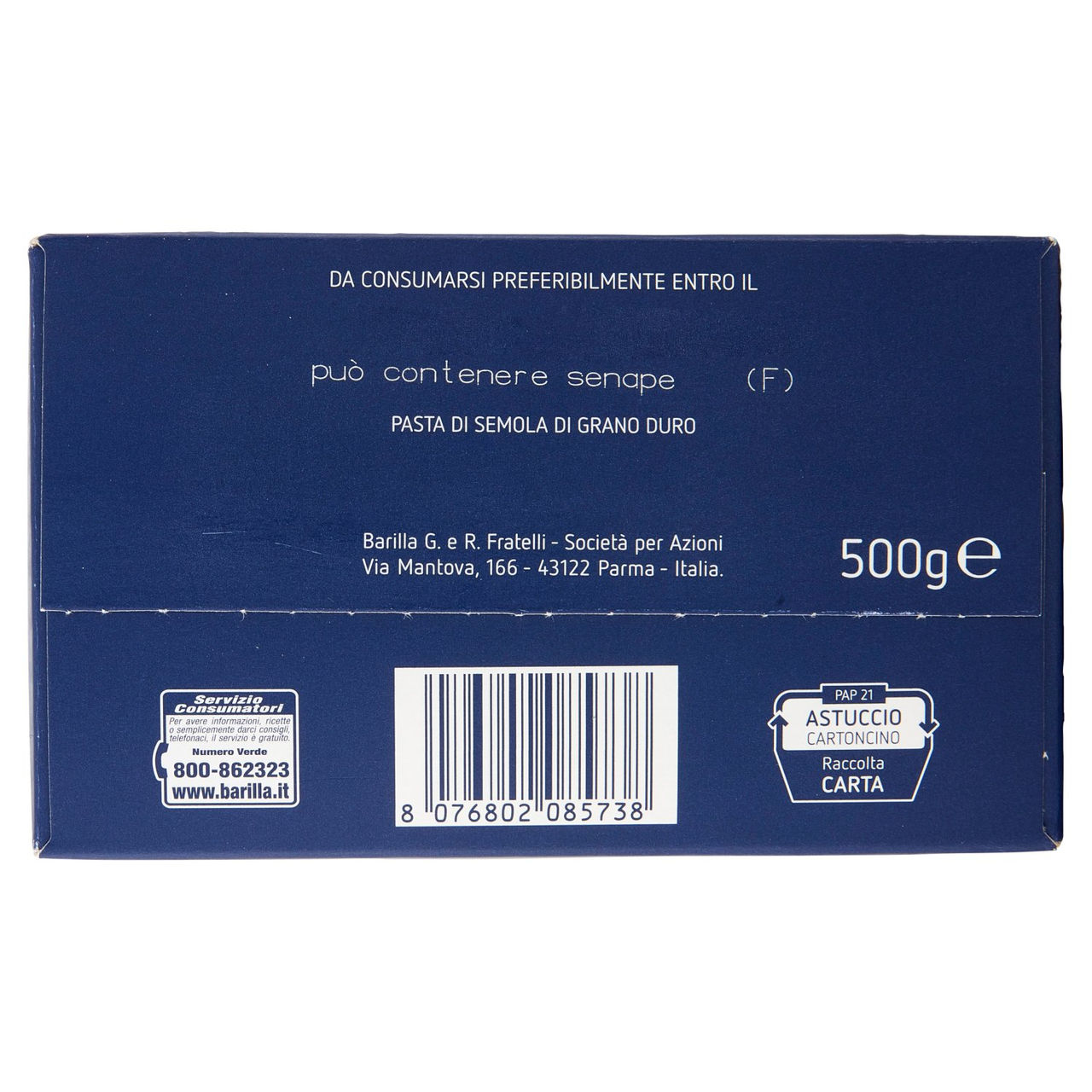Barilla Pasta Penne Rigate n.73 500g
