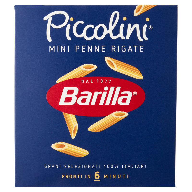 BARILLA PICCOLINI MINI PENNE RIGATE 500G – Navarrino