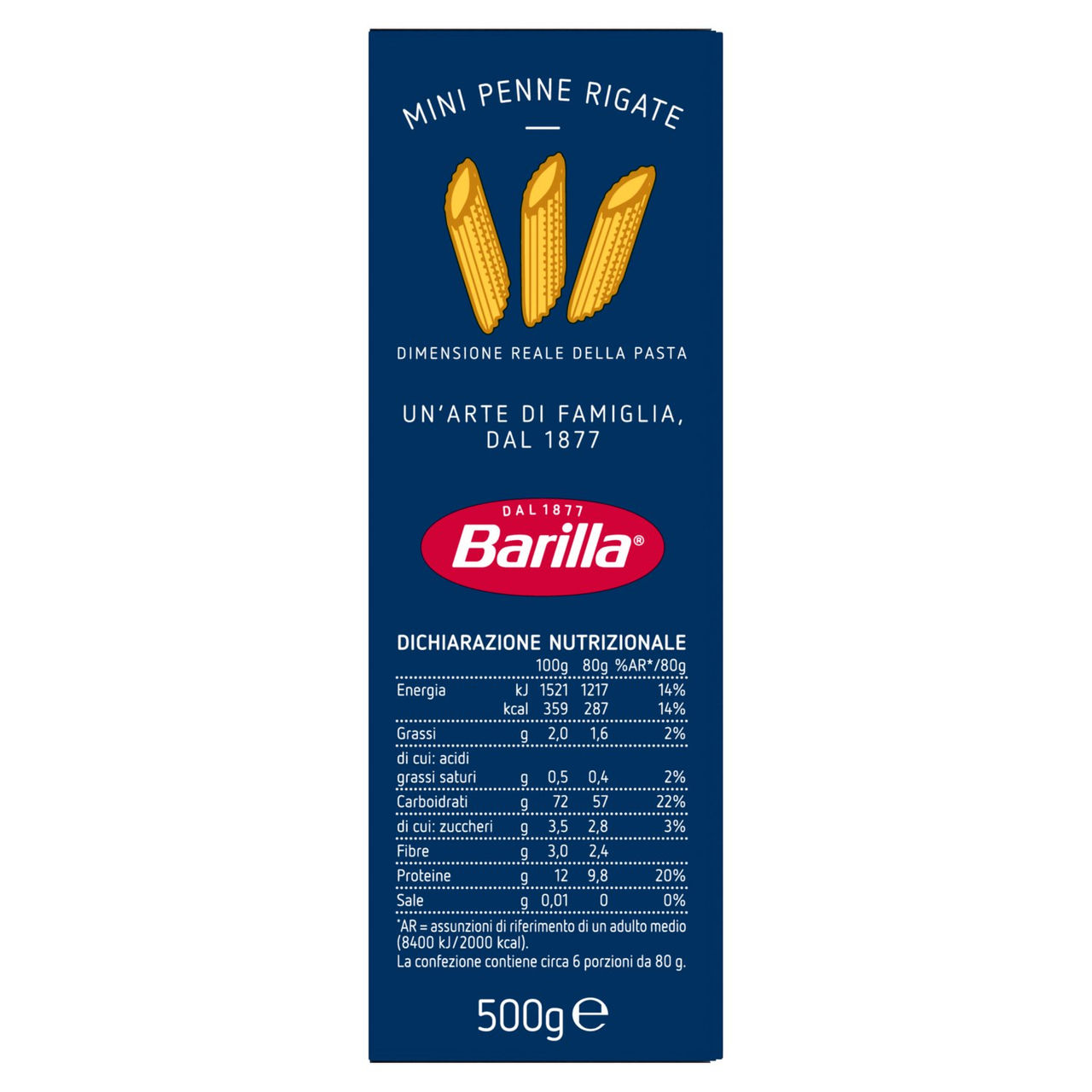 Barilla Piccolini Grano Italiano Mini Penne Rigate