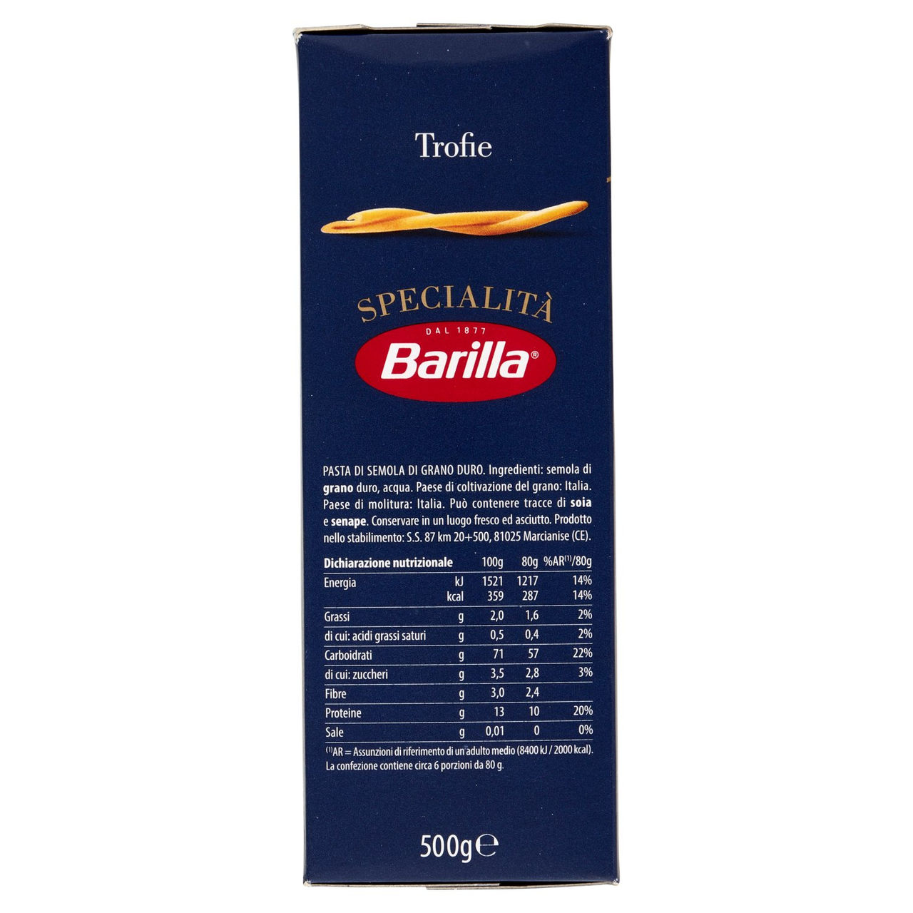 Barilla Specialità Trofie 500g in vendita online