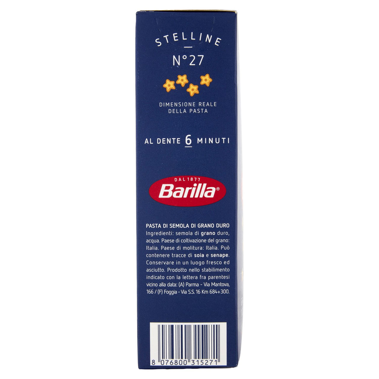 Barilla Stelline n.27 500g in vendita online