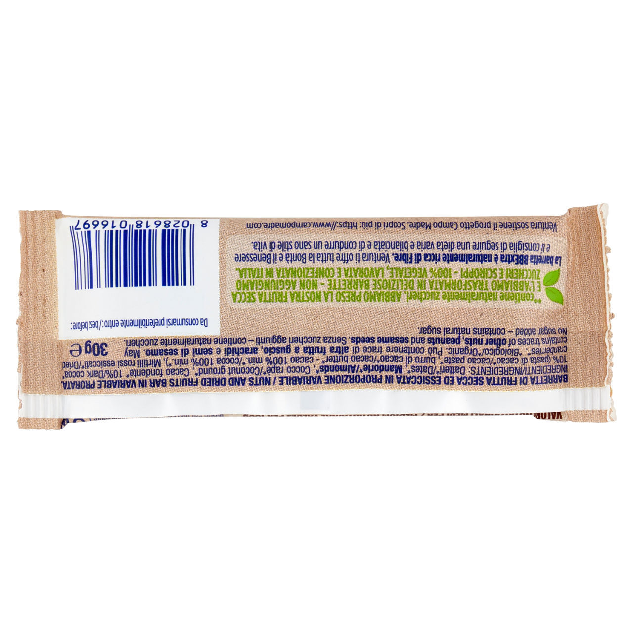 Barretta BBmix Bio Ventura Cioccolato conf. 30 g