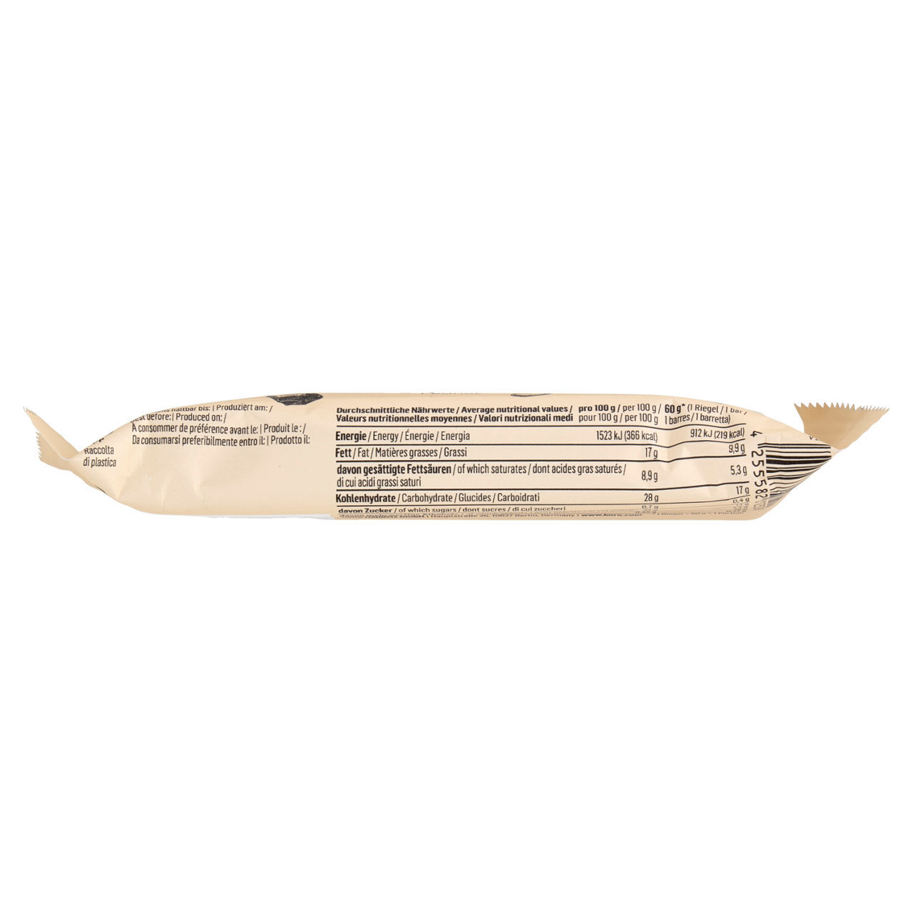 Barretta proteica Crispy Koro arachidi 60 g