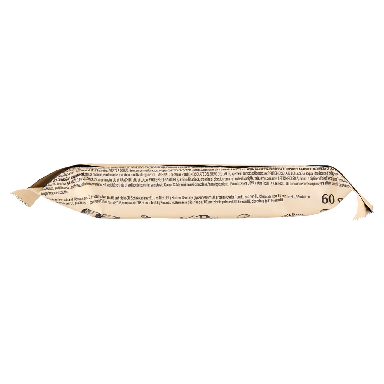 Barretta proteica Crispy Koro arachidi 60 g