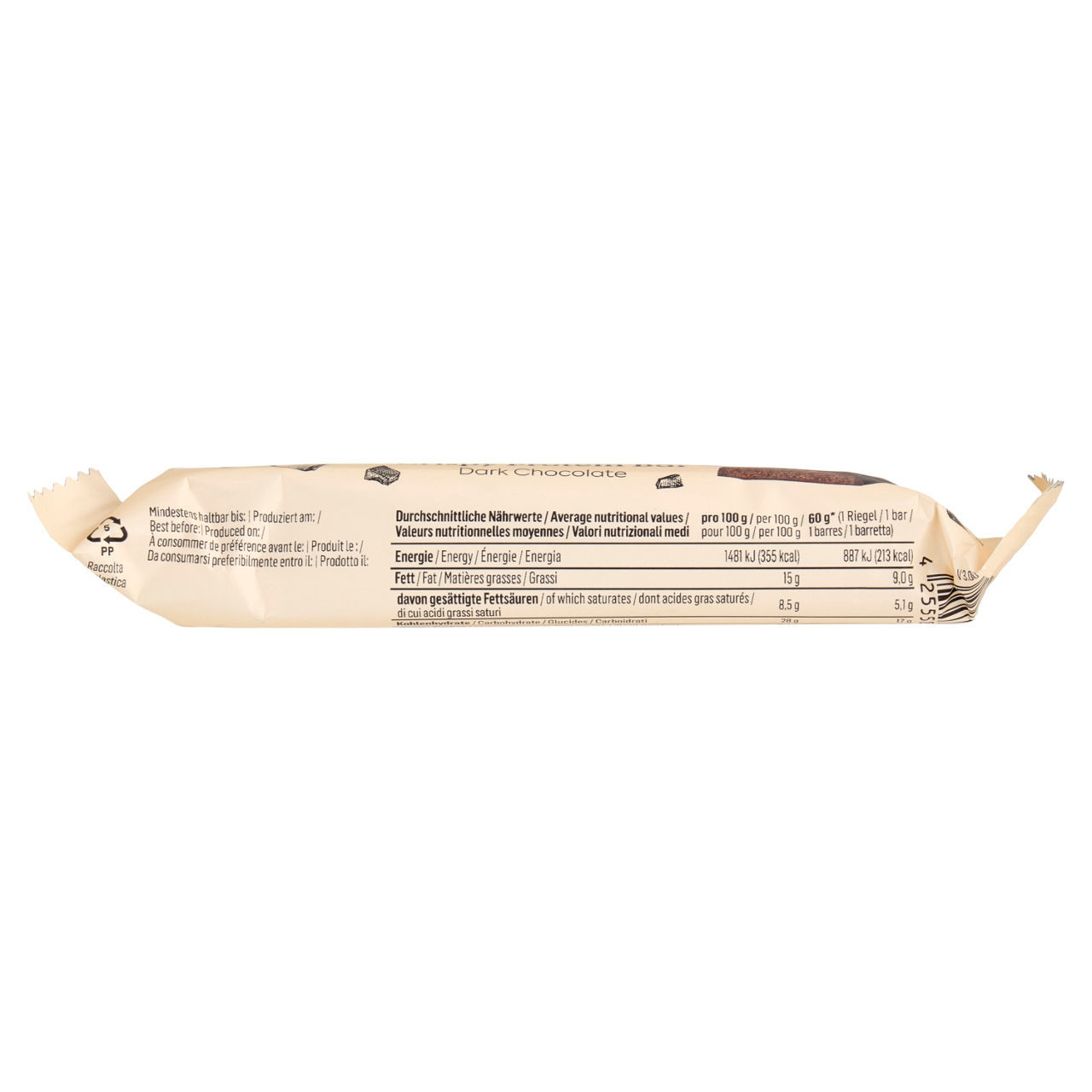 Barretta proteica Crispy Koro cioccolato fondente 60 g