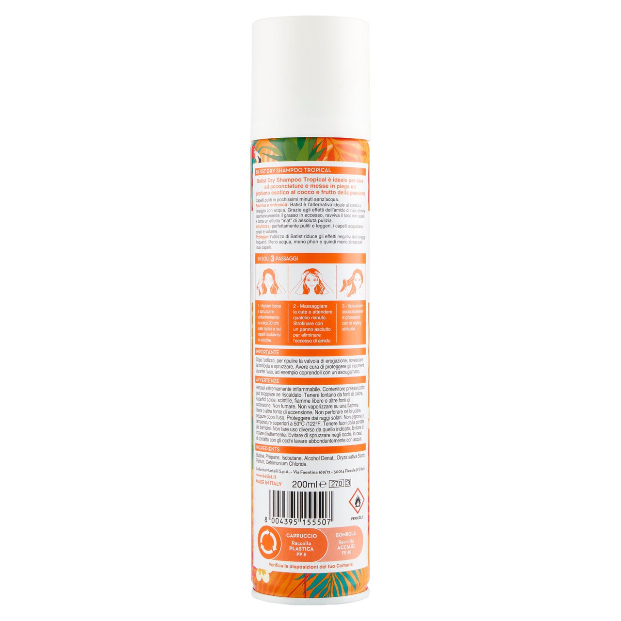 batist Dry Shampoo Tropical Exotic Fruits 200 ml