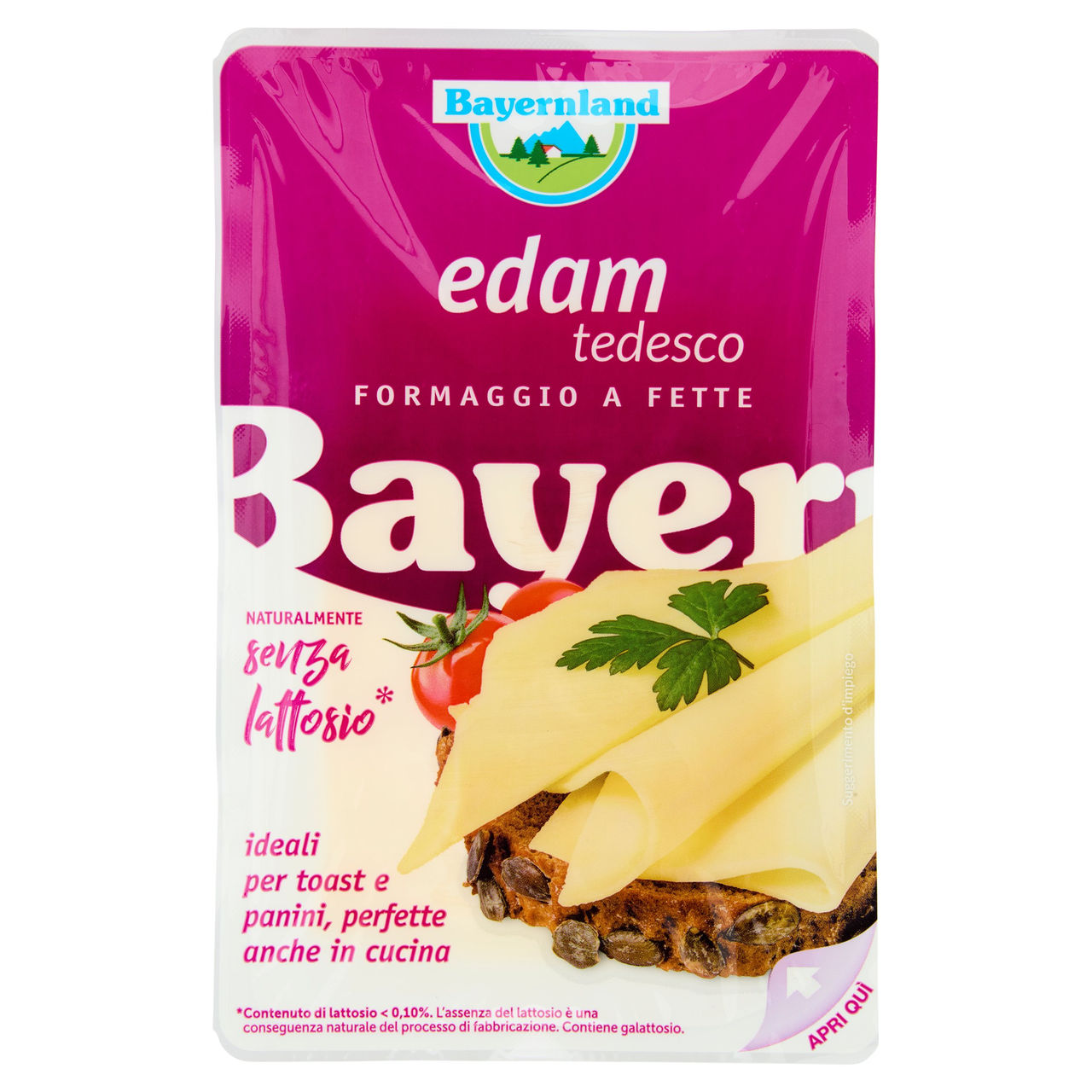 Bayernland edam tedesco Formaggio a Fette 100 g