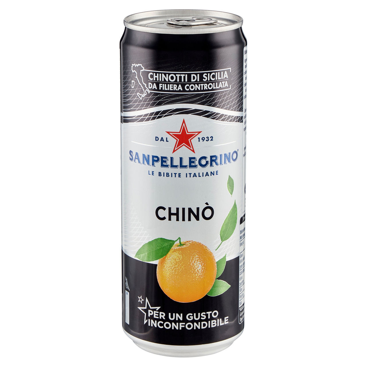 BIBITE SANPELLEGRINO, Bevanda Gassata, Chinò, Lattina - 330ml