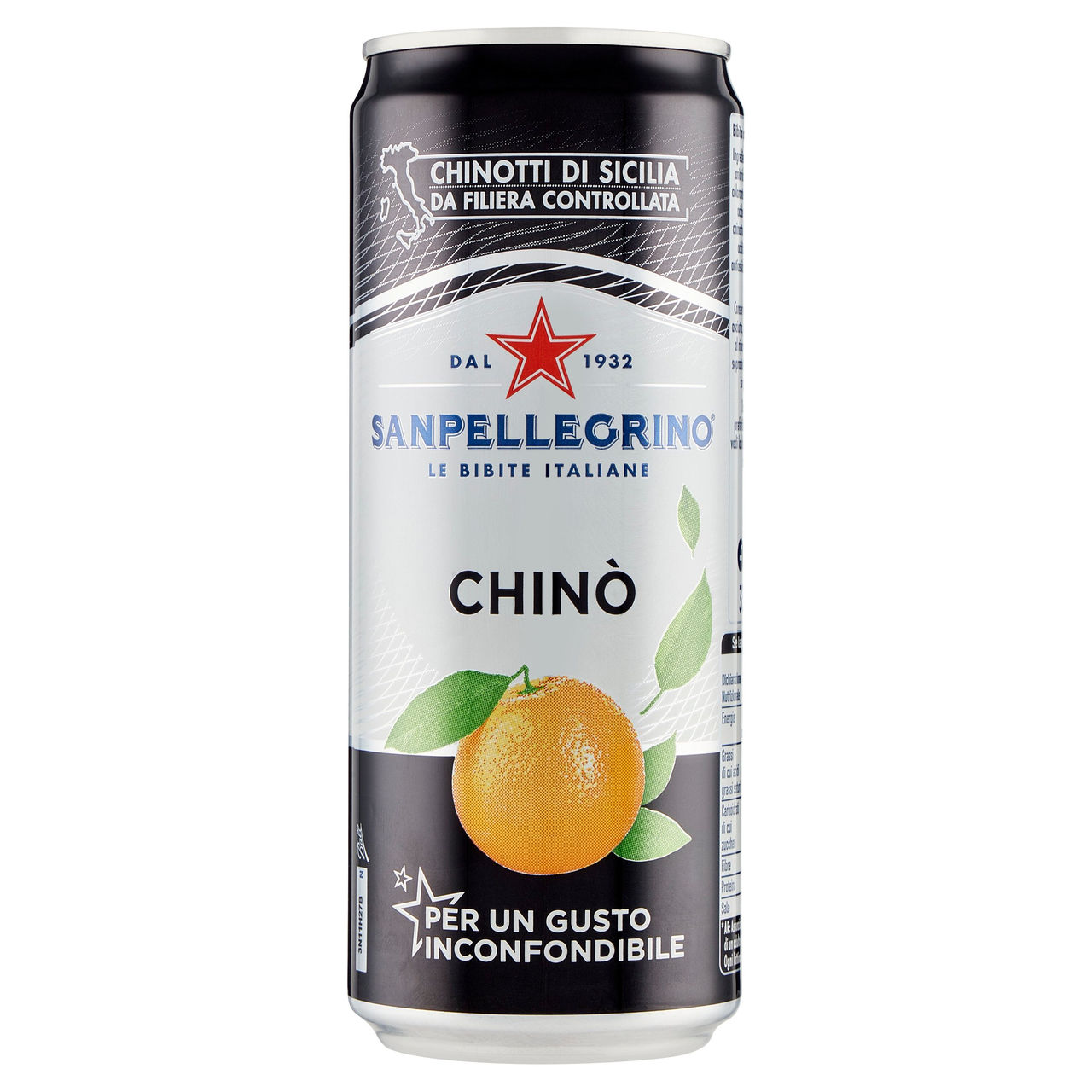 BIBITE SANPELLEGRINO, Bevanda Gassata, Chinò, Lattina - 330ml