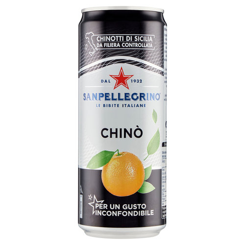 BIBITE SANPELLEGRINO, Bevanda Gassata, Chinò, Lattina - 330ml