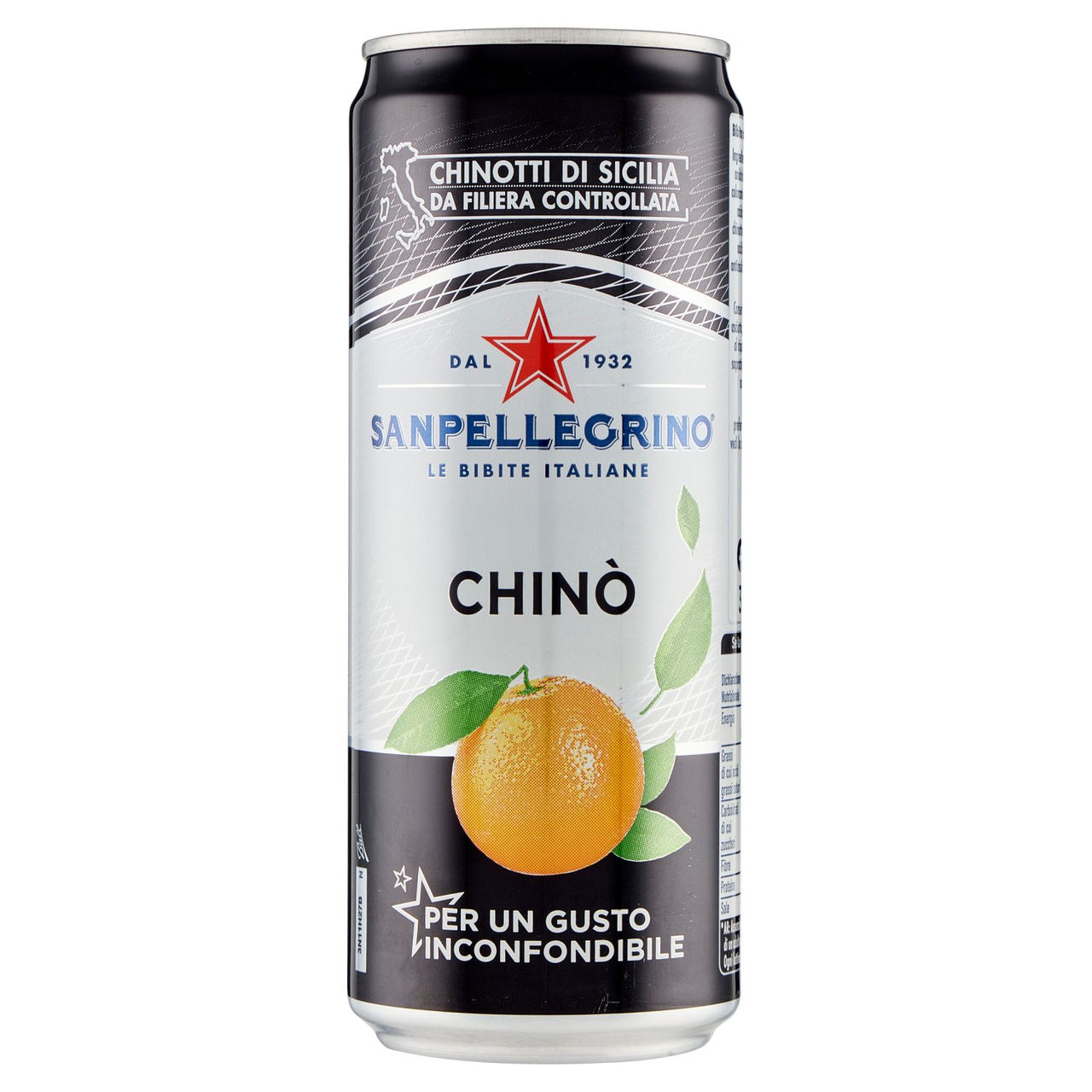 BIBITE SANPELLEGRINO, Bevanda Gassata, Chinò, Lattina - 330ml