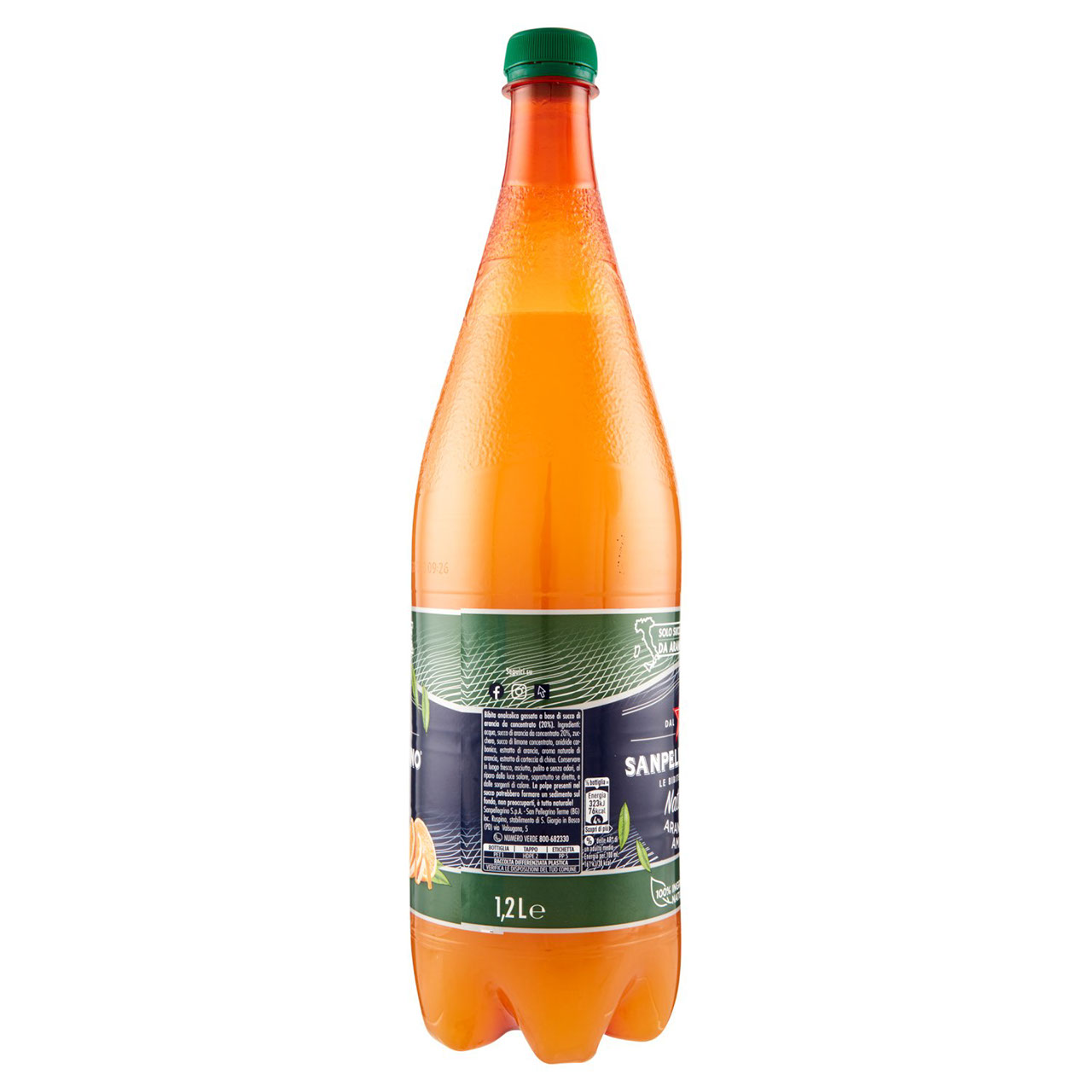 BIBITE SANPELLEGRINO, Bevande Gassate, Naturali, Aranciata Amara, Pet 120cl