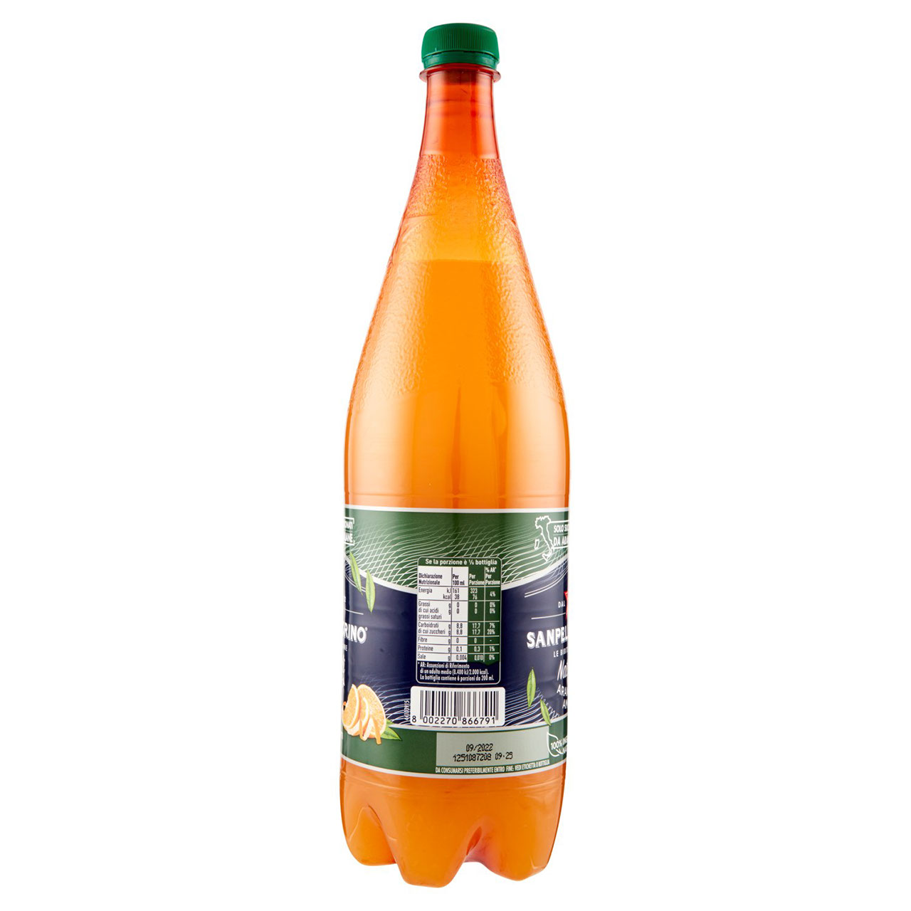 BIBITE SANPELLEGRINO, Bevande Gassate, Naturali, Aranciata Amara, Pet 120cl