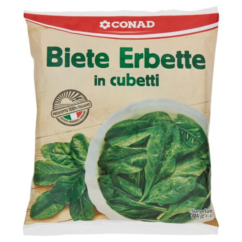 Biete Erbette in cubetti Surgelate 1 kg Conad