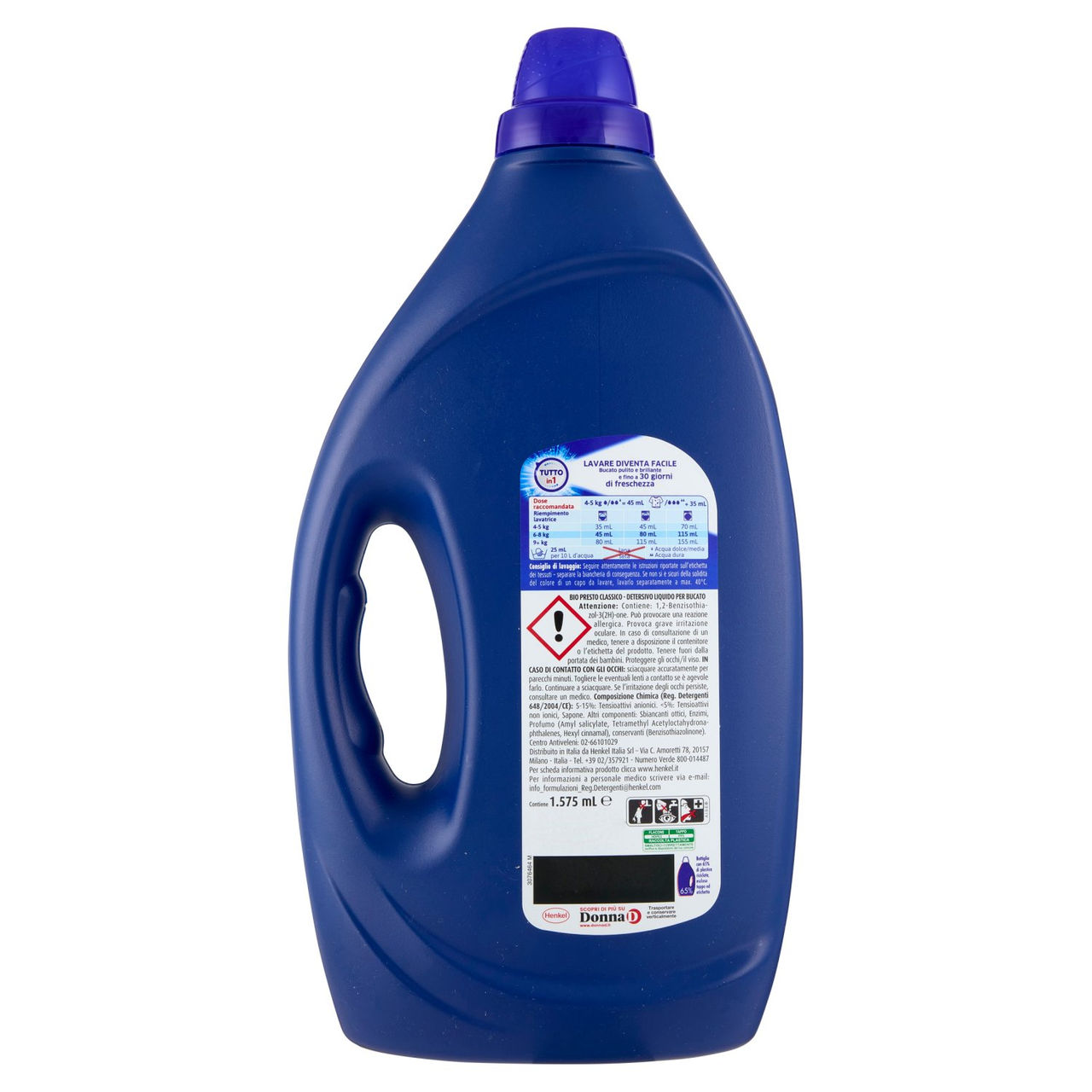 BIO PRESTO Liquido Classico 35 Lavaggi 1.575 ml