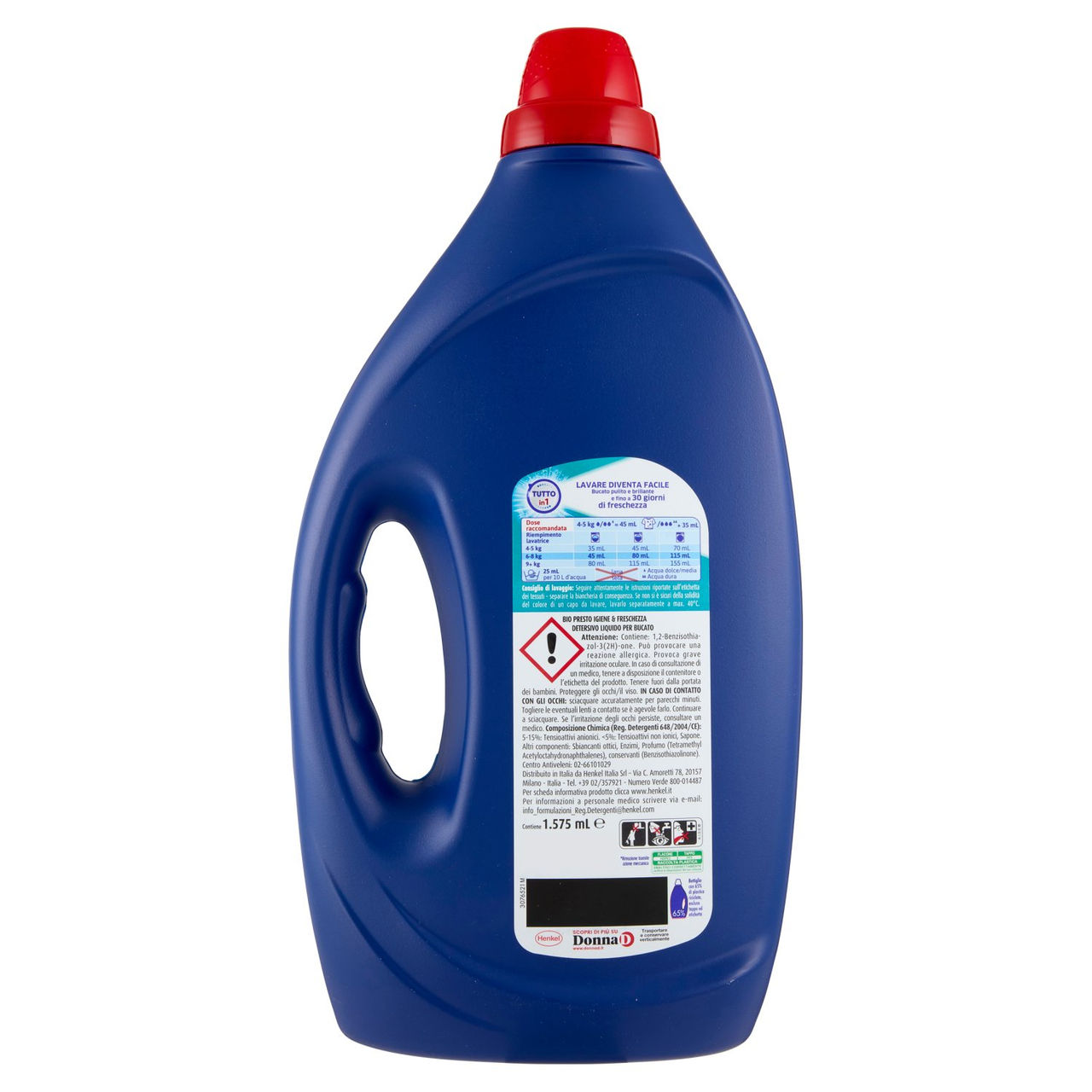 BIO PRESTO Liquido Igiene & Freschezza 35 Lavaggi 1.575 ml