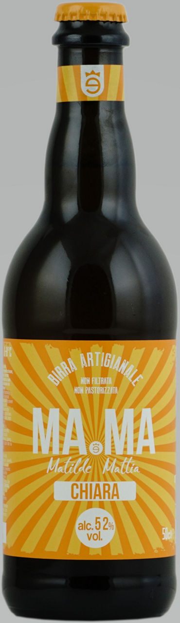 Birra Artigianale Ma.Ma chiara 500 ml