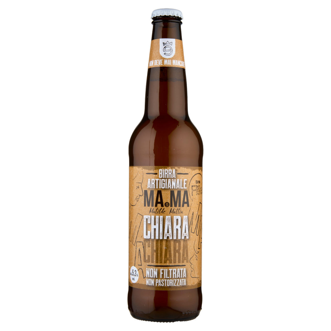 Birra Artigianale Ma.Ma chiara 500 ml