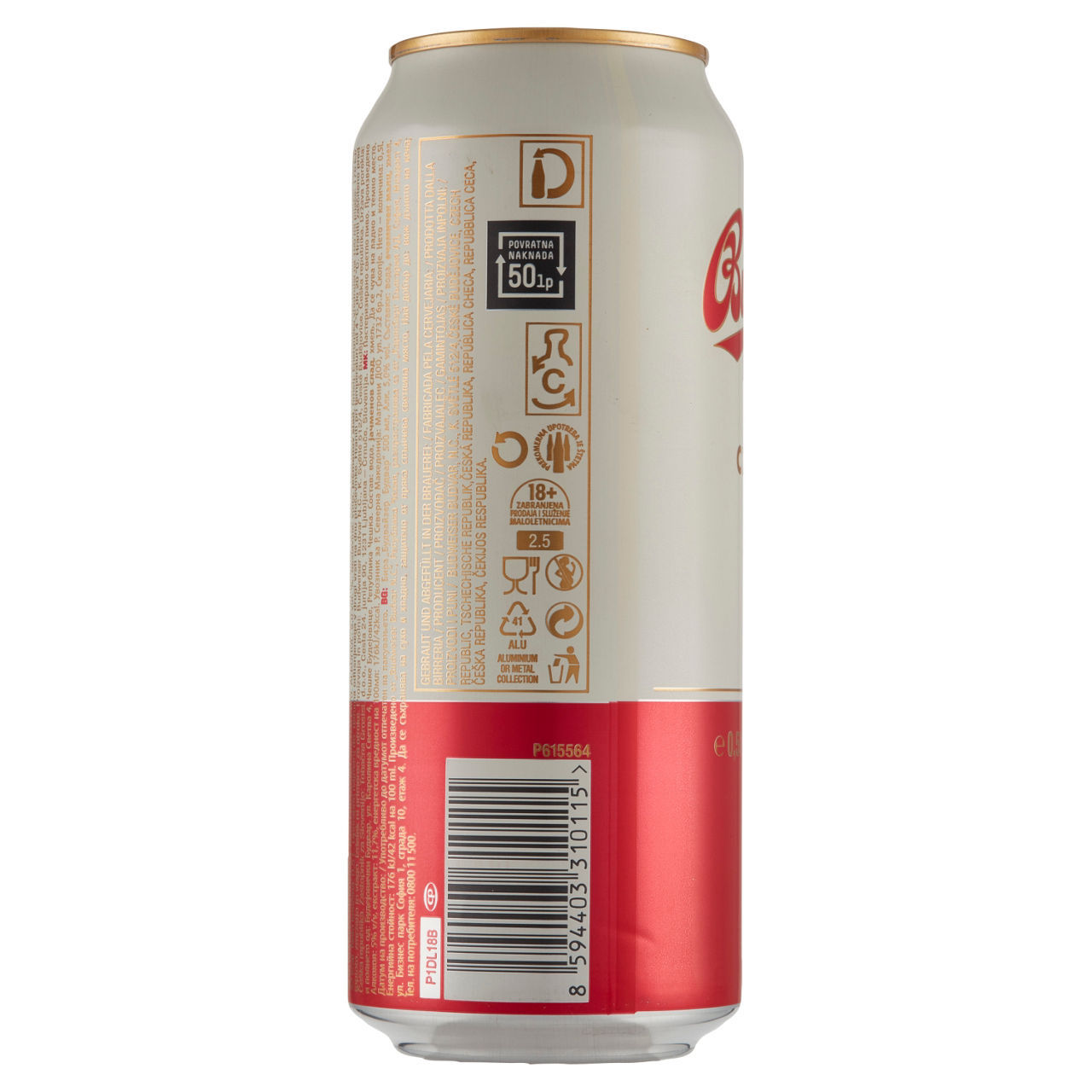 Birra Budvar Budweiser  500 ml