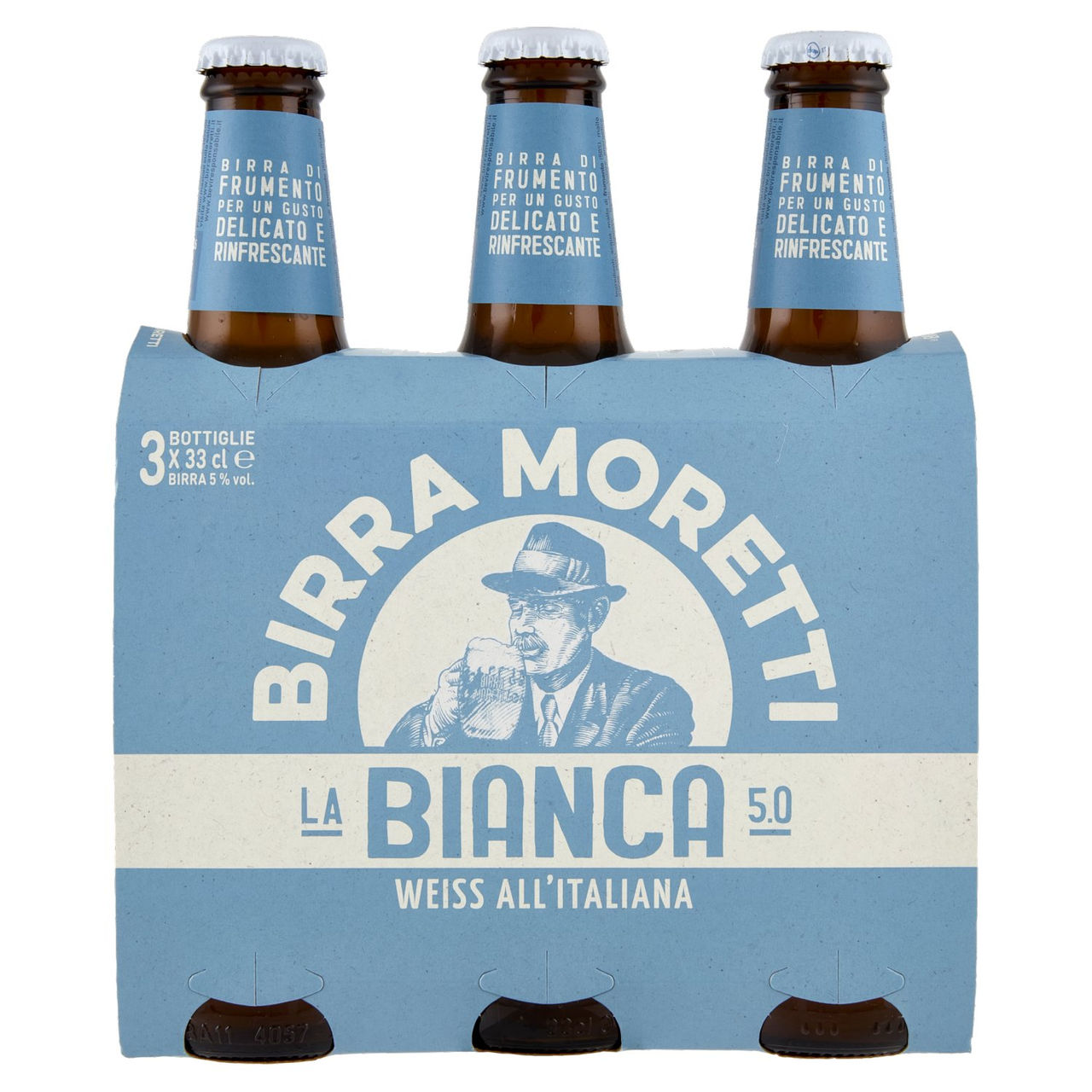 Birra Moretti la Bianca 3 x 33 cl