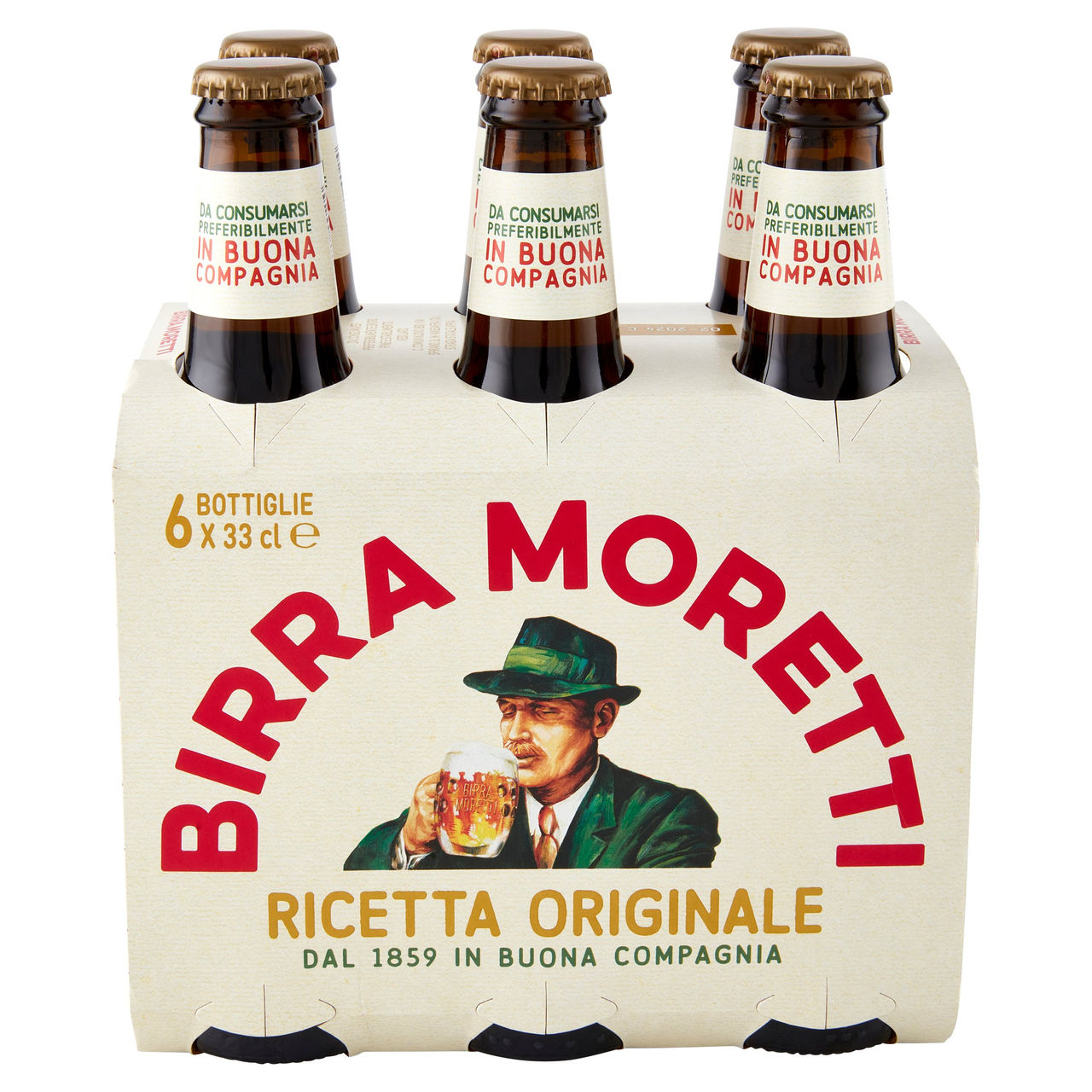 Birra Moretti Ricetta Originale 6 x 33 cl