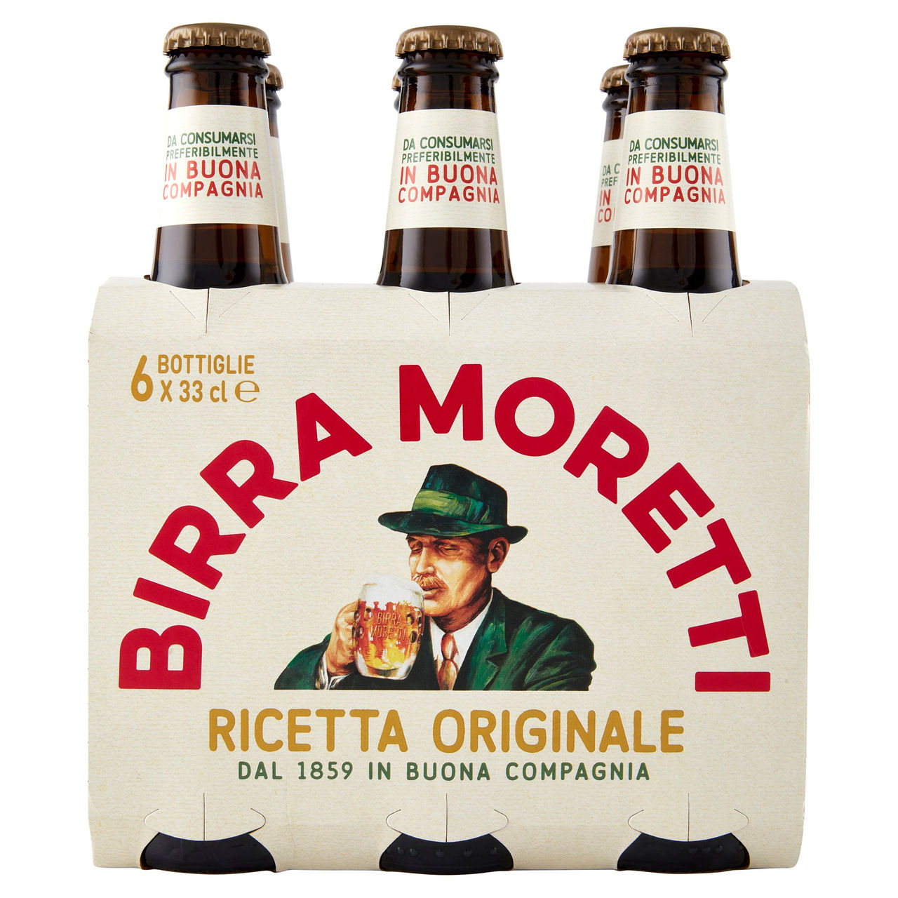 Birra Moretti Ricetta Originale 6 x 33 cl