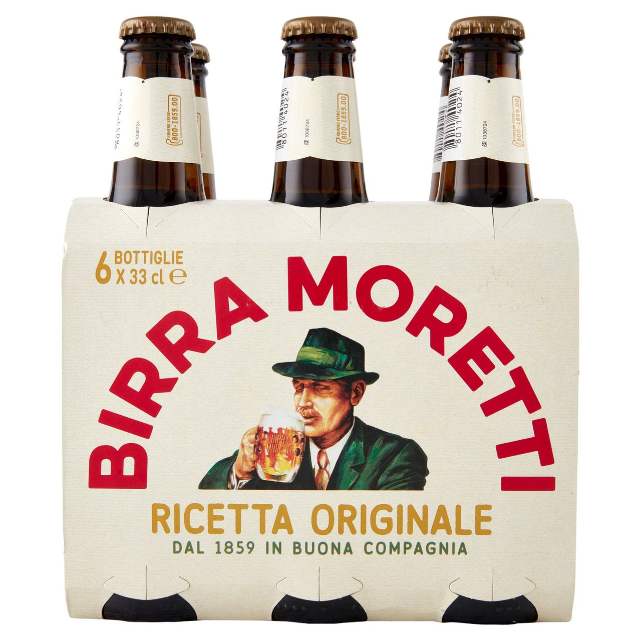 Birra Moretti Ricetta Originale 6 x 33 cl