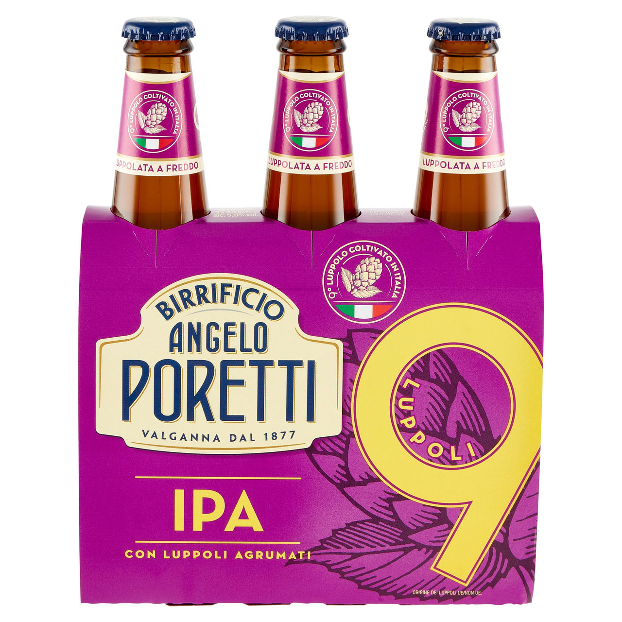 Birrificio Angelo Poretti IPA 9 Luppoli 3 x 33 cl