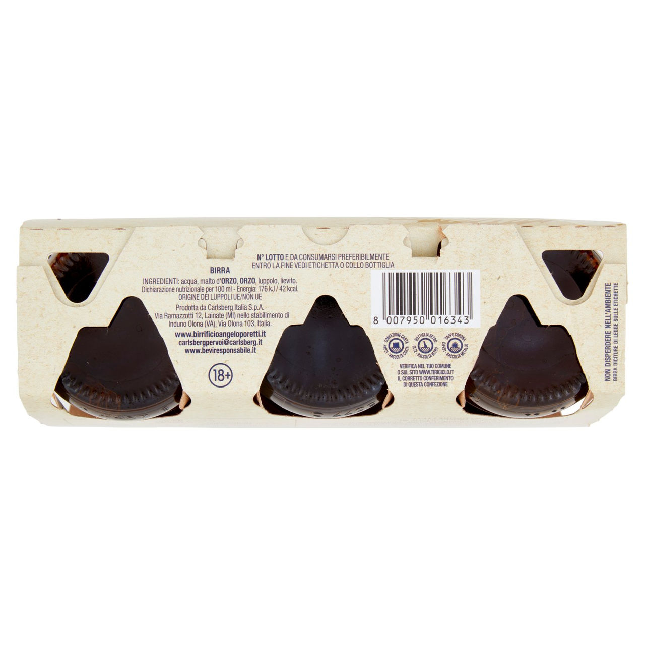 Birrificio Angelo Poretti Non Filtrata 4 Luppoli 3 x 33 cl
