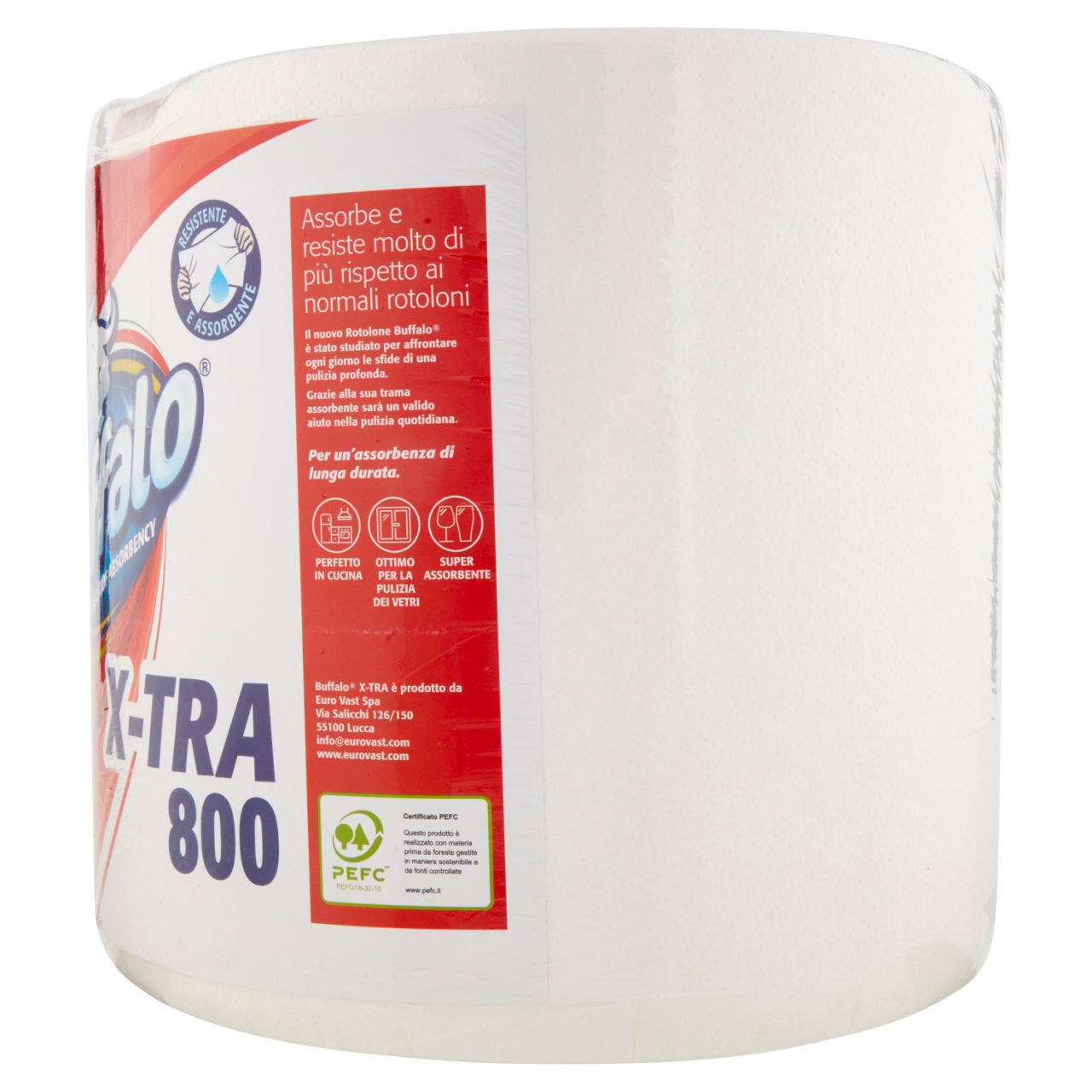 Bobina Buffalo  2 veli 800 strappi