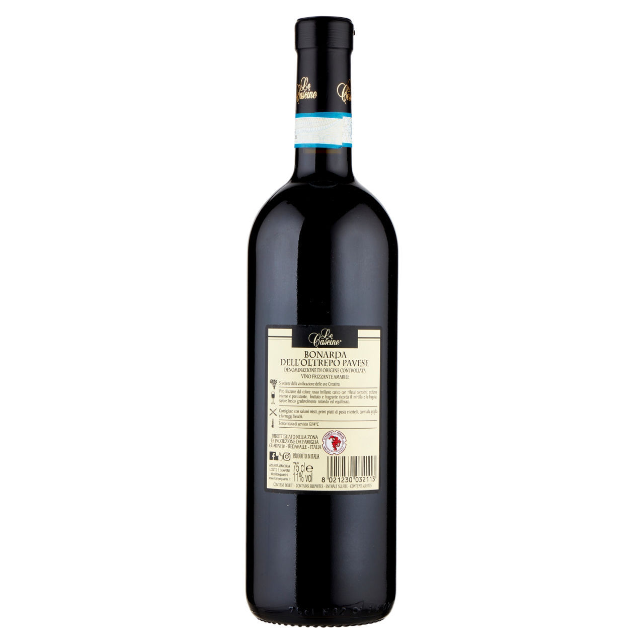 Bonarda amabile Oltrepò Pavese DOC Le Cascine Guarini frizzante 750 ml