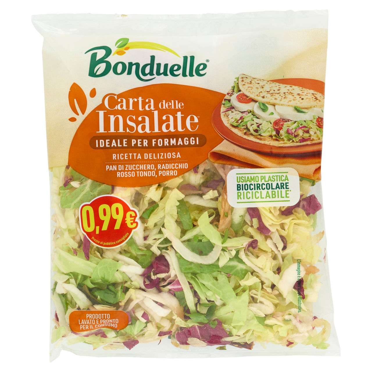 Bonduelle Carta delle Insalate Ricetta Deliziosa 90 g