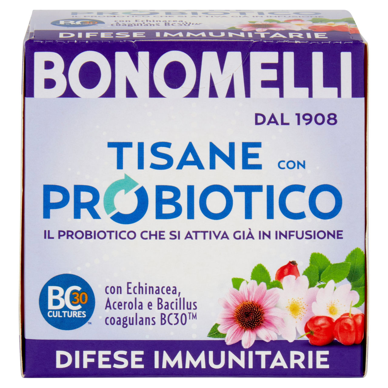 Bonomelli Tisane con Probiotico Difese Immunitarie 10 Filtri 20 g