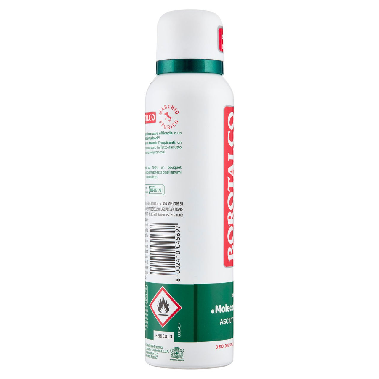 Borotalco purø Profumo di Borotalco Deo 0% Sali 150 ml
