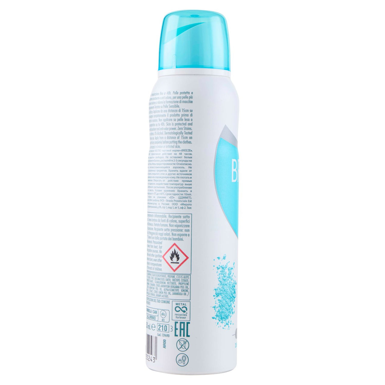 Breeze Neutro Minerals 0% Alcool Deodorante Spray 150 mL