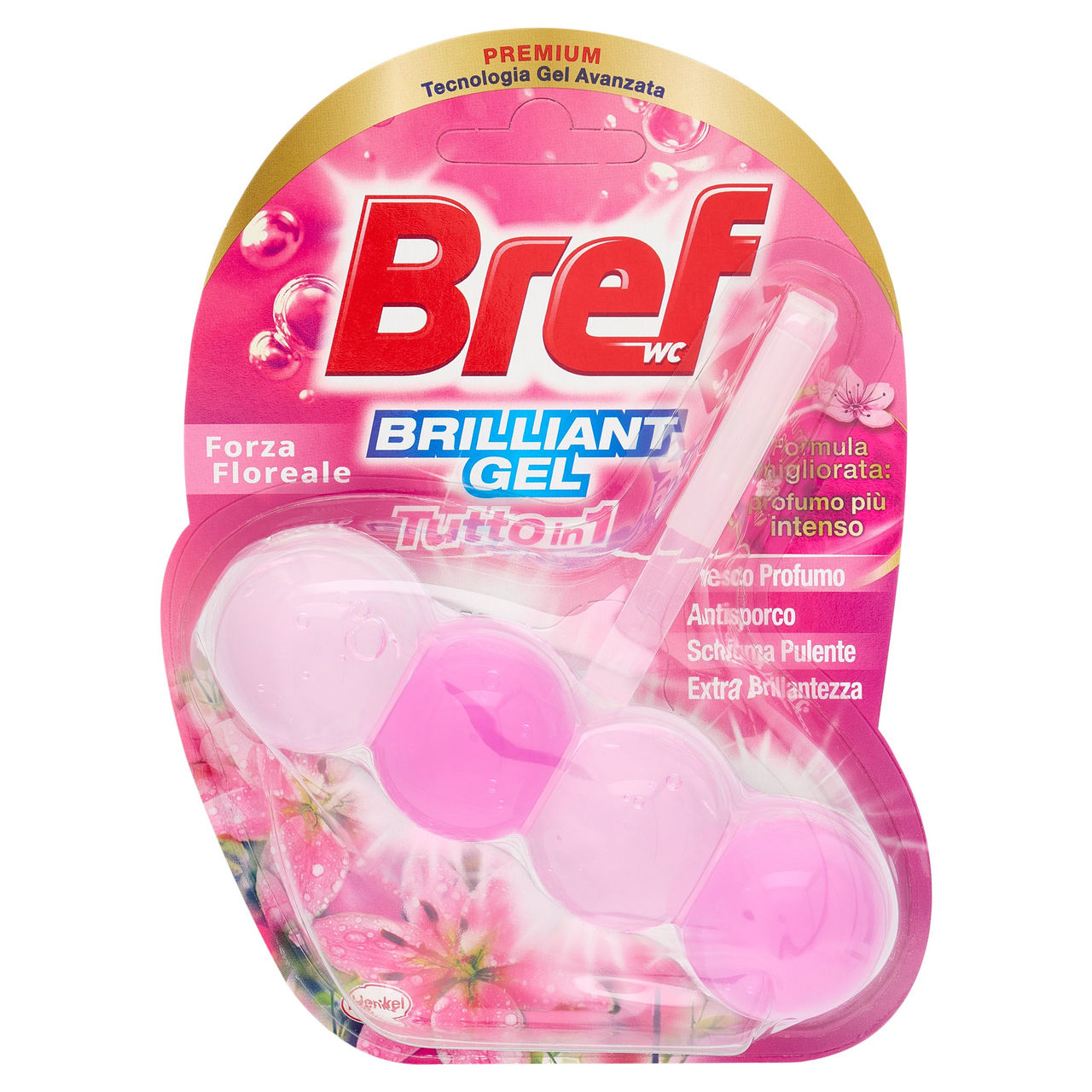BREF WC Brilliant Gel Tutto in 1 Forza Floreale 42 g
